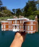 COLOR Miniature HO-Scale Regency Era Manor House by Gold Rush Bay