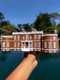 COLOR Miniature HO-Scale Regency Era Manor House by Gold Rush Bay