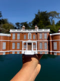 COLOR Miniature HO-Scale Regency Era Manor House by Gold Rush Bay