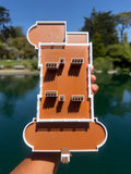 COLOR Miniature HO-Scale Regency Era Manor House by Gold Rush Bay