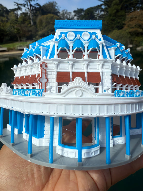 Miniature COLOR HO-Scale Victorian World Main Street Confectionery Shop Assembled 1:87 by Gold Rush Bay