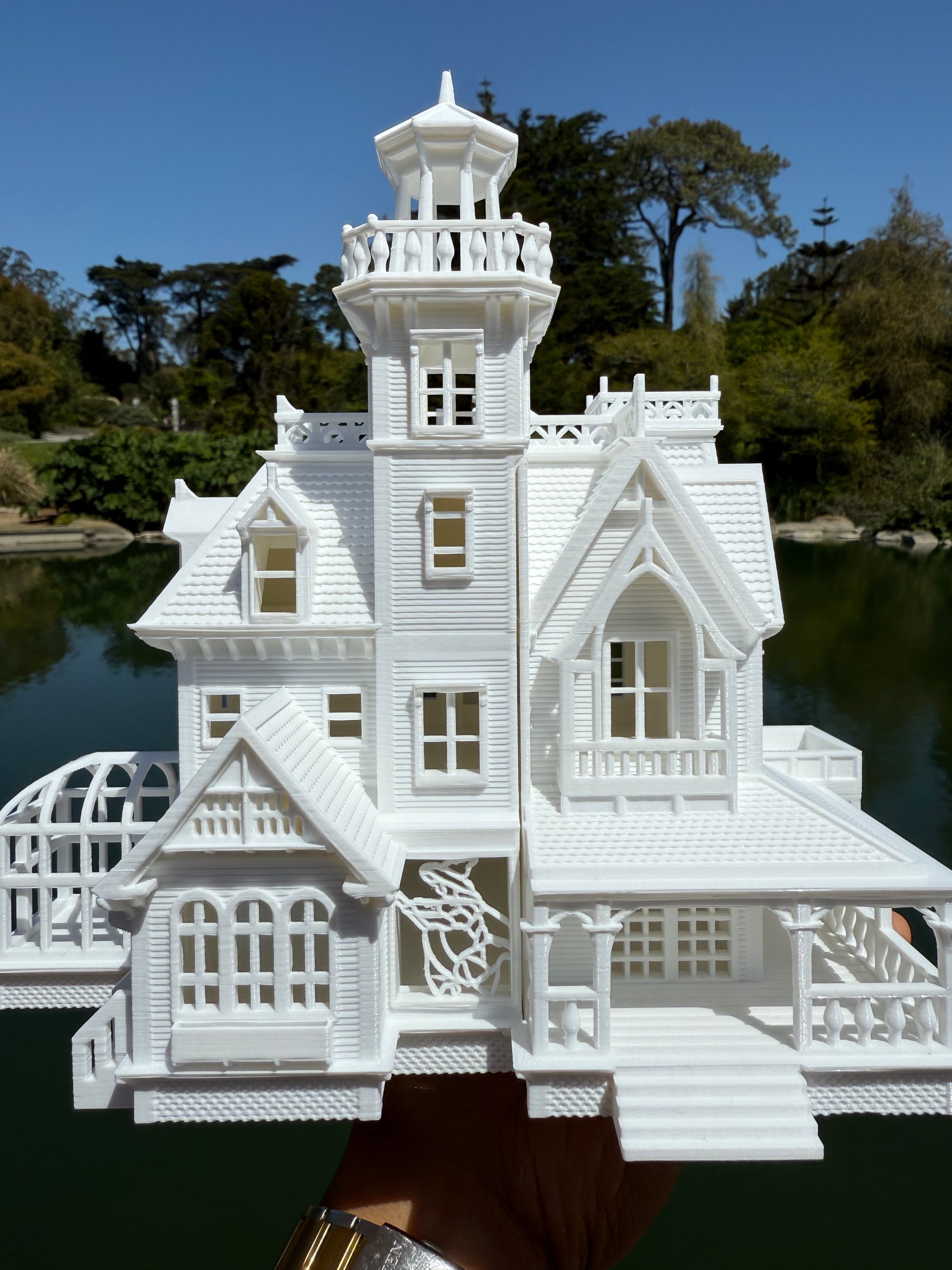 Miniature Practical Magic Victorian Witch Dollhouse Accessory with