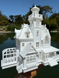 Opening Miniature HO Scale Practical Witch Magic Victorian House with Hinge