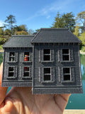 Opening Miniature #38 Galaxy Black N-Scale Neibolt House IT Victorian Mansion Built Assembled with Hinge