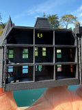 Opening Miniature #38 Galaxy Black N-Scale Neibolt House IT Victorian Mansion Built Assembled with Hinge