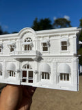 Miniature HO-Scale Victorian #39 Main Street Bank 1:87 Model