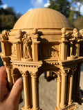 Brown Miniature HO-Scale San Francisco Palace of Fine Arts 1/87