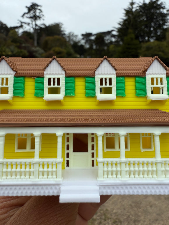 COLOR Miniature HO-Scale Stars Hollow Dragonfly Inn Gilmore Girls Victorian 1:87