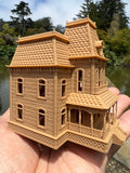 Small Psycho N-scale 1/160 Miniature Victorian Collection #40 - Brown Bates Motel House 1:160 Shell