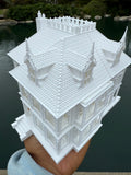 Opening Miniature HO-Scale Miniature “Mayfair Mansion” New Orleans Witch House (1:87 Scale) ASSEMBLED with Hinge