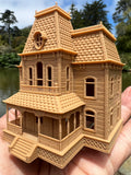 Small Psycho N-scale 1/160 Miniature Victorian Collection #40 - Brown Bates Motel House 1:160 Shell