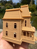 Small Psycho N-scale 1/160 Miniature Victorian Collection #40 - Brown Bates Motel House 1:160 Shell