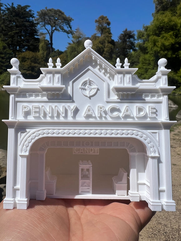 Gold Rush Bay HO-Scale Main Street Penny Arcade Shop House Facade Victorian Built 1:87
