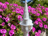 Miniature White HO-Scale Rapunzel Tower Built Assembled Fantasy #12