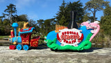 COLOR Miniature Casey Circus Calliope Music Organ Car Theme Park Ride Built