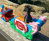 COLOR Miniature Casey Circus Calliope Music Organ Car Theme Park Ride Built