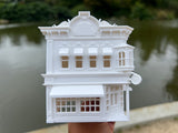 Gold Rush Bay HO-Scale Main Street Clock Shop Building Victorian Built 1:87