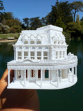 Miniature N-Scale Victorian World Main Street Confectionery Shop Assembled White 1:160 by Gold Rush Bay