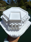 Miniature N-Scale Victorian World Main Street Confectionery Shop Assembled White 1:160 by Gold Rush Bay
