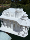 Miniature N-Scale Victorian World Main Street Emporium Shop Assembled White 1:160 by Gold Rush Bay