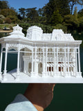 Miniature N-Scale Victorian World Main Street Emporium Shop Assembled White 1:160 by Gold Rush Bay