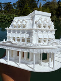 Miniature HO-Scale Victorian World Main Street Confectionery Shop Assembled White 1:87 by Gold Rush Bay
