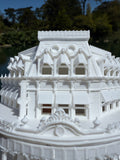 Miniature HO-Scale Victorian World Main Street Confectionery Shop Assembled White 1:87 by Gold Rush Bay