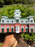 COLOR Miniature World Victorian Main Street Station Depot Model