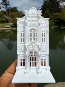 Miniature N-Scale Victorian World Main Street Confectionery 2 Shop Assembled White 1:160 by Gold Rush Bay