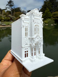 Miniature N-Scale Victorian World Main Street Confectionery 2 Shop Assembled White 1:160 by Gold Rush Bay