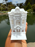 Miniature N-Scale Victorian World Main Street Confectionery 2 Shop Assembled White 1:160 by Gold Rush Bay