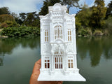 Miniature N-Scale Victorian World Main Street Confectionery 2 Shop Assembled White 1:160 by Gold Rush Bay