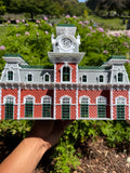 COLOR Miniature World Victorian Main Street Station Depot Model
