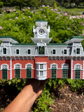 COLOR Miniature World Victorian Main Street Station Depot Model