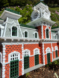 COLOR Miniature World Victorian Main Street Station Depot Model
