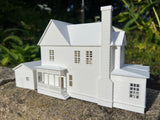 Miniature HO-Scale Lorelai House plus Garage Victorian Mansion Stars Hollow Built Assembled (Shell)