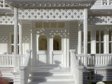 Miniature HO-Scale Lorelai House plus Garage Victorian Mansion Stars Hollow Built Assembled (Shell)