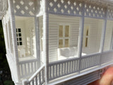 Miniature HO-Scale Lorelai House plus Garage Victorian Mansion Stars Hollow Built Assembled (Shell)