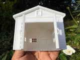 Miniature Opening White HO-Scale Lorelai House plus Garage Victorian Mansion Stars Hollow Built Assembled w/ Hinge Stars Hollow