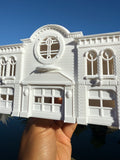 Miniature HO-Scale Radiator Route 66 Courthouse Springs Red’s Building Assembled White 1:87  by Gold Rush Bay