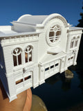 Miniature HO-Scale Radiator Route 66 Courthouse Springs Red’s Building Assembled White 1:87  by Gold Rush Bay