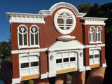 Miniature COLOR N-Scale Radiator Route 66 Courthouse Springs Red’s Building Assembled 1:160 by Gold Rush Bay