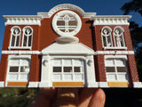 Miniature COLOR N-Scale Radiator Route 66 Courthouse Springs Red’s Building Assembled 1:160 by Gold Rush Bay