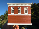 Miniature COLOR N-Scale Radiator Route 66 Courthouse Springs Red’s Building Assembled 1:160 by Gold Rush Bay