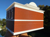 Miniature COLOR N-Scale Radiator Route 66 Courthouse Springs Red’s Building Assembled 1:160 by Gold Rush Bay