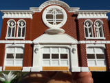 Miniature COLOR N-Scale Radiator Route 66 Courthouse Springs Red’s Building Assembled 1:160 by Gold Rush Bay