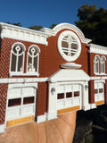 COLOR Miniature HO-Scale Radiator Route 66 Courthouse Springs Red’s Building Assembled 1:87  by Gold Rush Bay