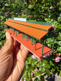 COLOR Miniature N-Scale World Victorian Main Street Station Platform 1:150 Model