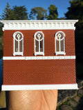 COLOR Miniature HO-Scale Radiator Route 66 Courthouse Springs Red’s Building Assembled 1:87  by Gold Rush Bay