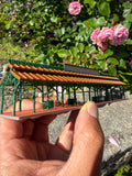 COLOR Miniature N-Scale World Victorian Main Street Station Platform 1:150 Model